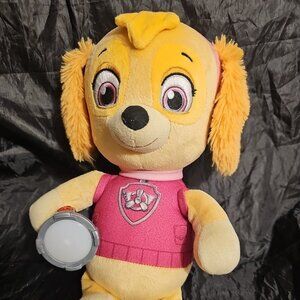 ️Paw Patrol Snuggle Up Skye Plush w Flashlight & Sounds Talking SpinMaster Toy